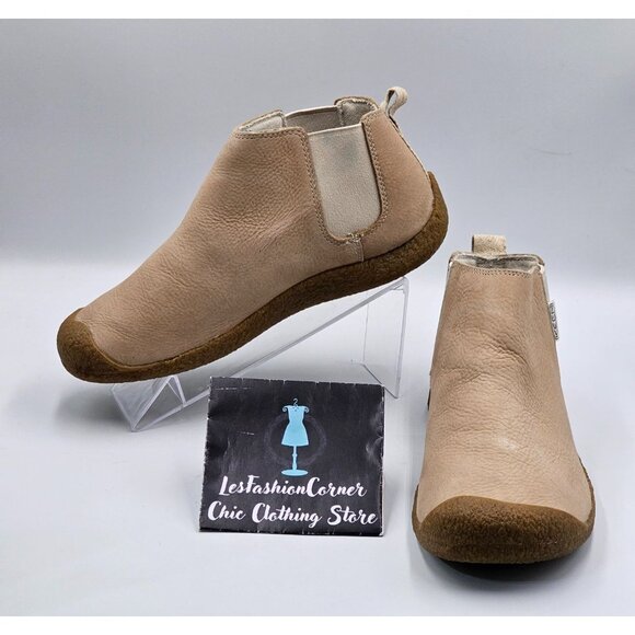 Keen Shoes - Keen Women's Beige Nubuck Leather Mosey Chelsea Ankle Boots Size 9.5 2949